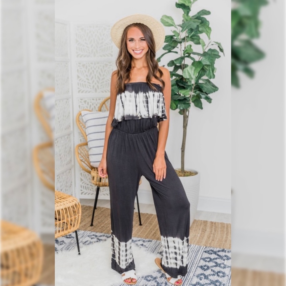 Pink Lily Boutique tie dye jumpsuit